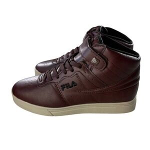 Fila Vulc 13 Distress High Sneakers Tawny Leather Men 8 Womens 9.5 New With Box